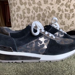 Micheal Kors "Allie" Leopard sneakers